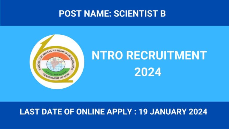 NTRO Recruitment 2024